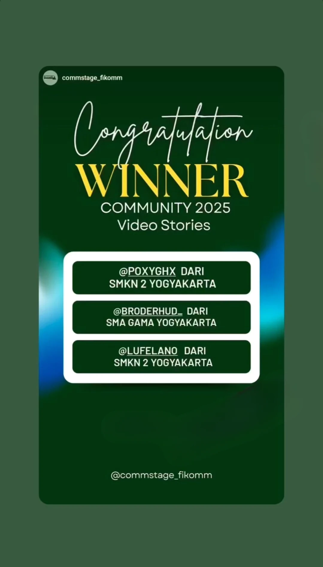 Winner Community 2025 Video Stories UMBY